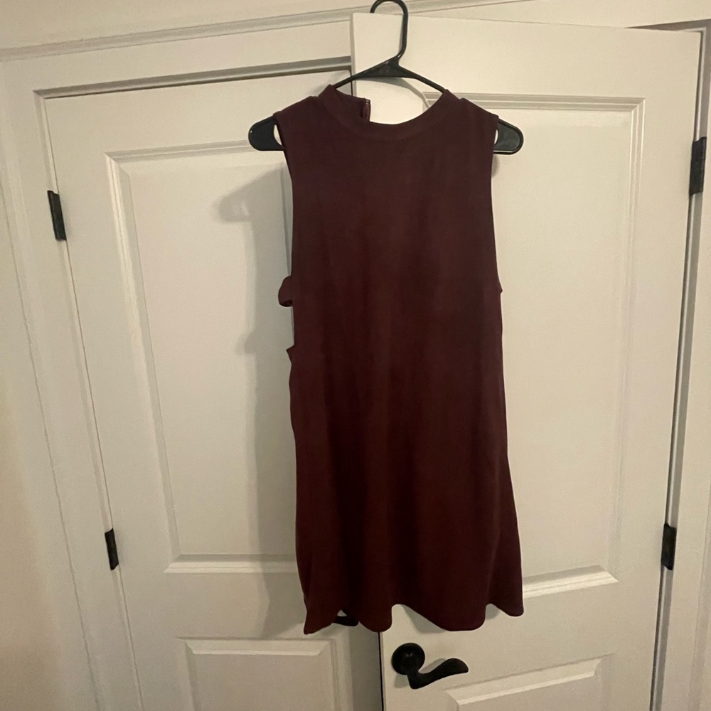 Velvet loose fit mini dress worn twice.